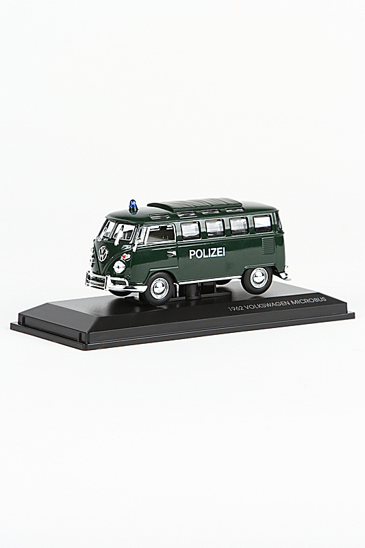 Фольксваген - полицейский микроавтобус 1962 года, масштаб 1/43, серия Премиум  